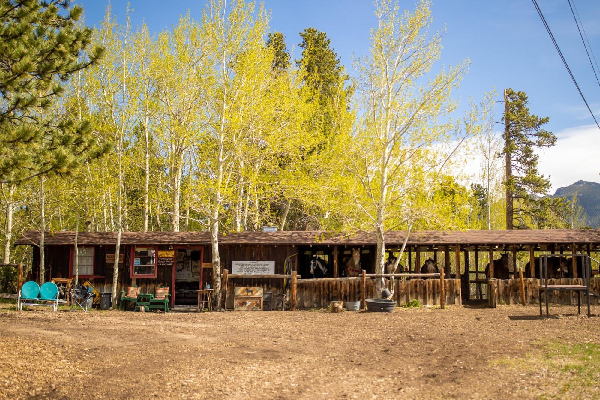 The Meeker Park Lodge Allenspark Buitenkant foto